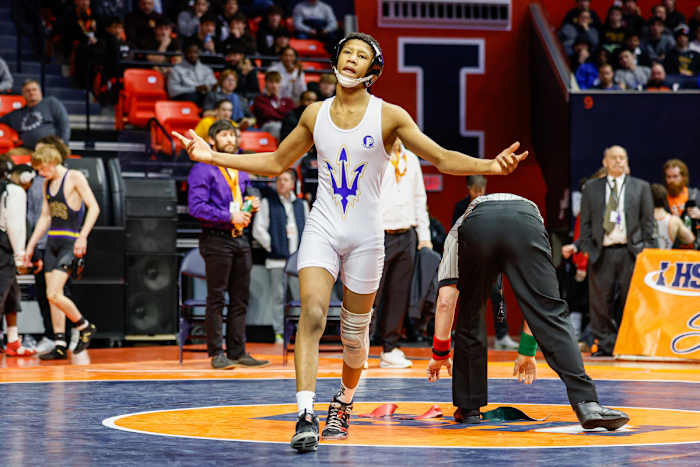 Illinois wrestling championships February 17 2024 Nate Latsch 25971